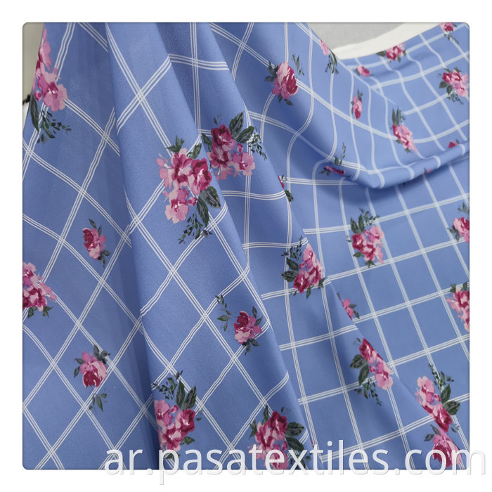 Floral design Chiffon Print Fabric